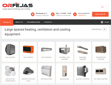 Tablet Screenshot of orfejas.com
